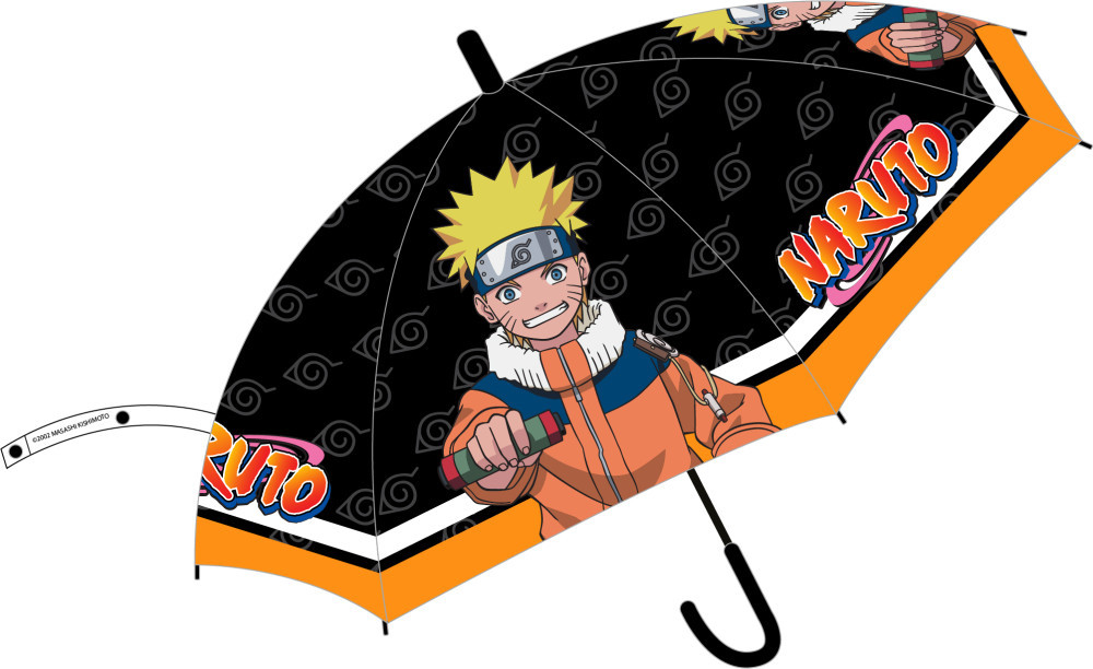 Naruto Mission gyerek félautomata átlátszó esernyő Ø83 cm