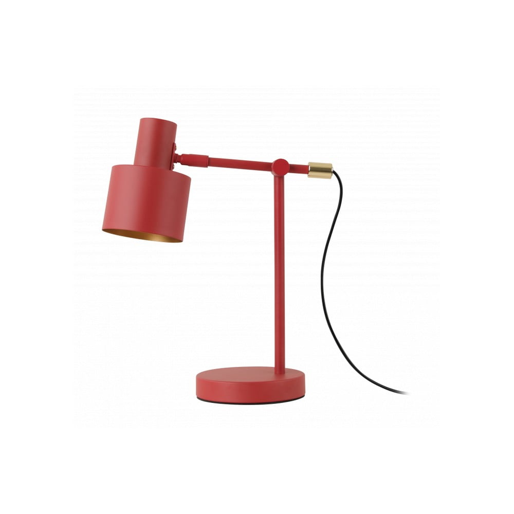 Piros asztali lámpa fém búrával (magasság 35 cm) Selvia II – GTV