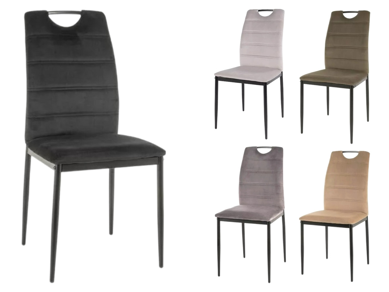 SIG-Rip Velvet modern fémvázas szék