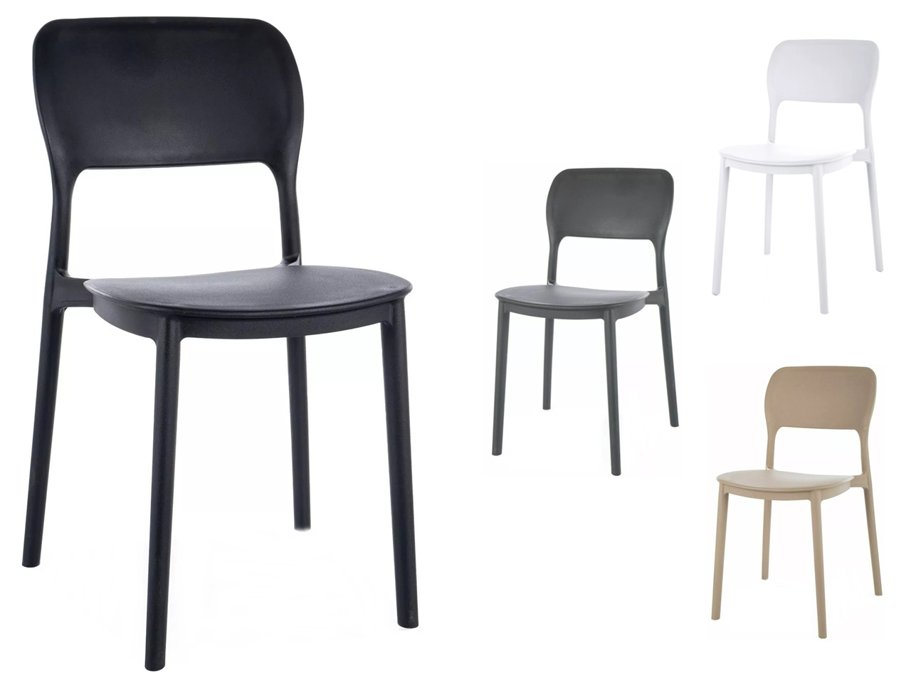 SIG-Timo modern rakásolható műanyag szék