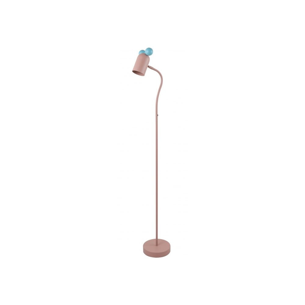Világoskék-rózsaszín állólámpa fém búrával (magasság 133,5 cm) Mouse – GTV