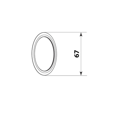 Tömítő gyűrű hővisszanyerő szellőző csőhöz Ø 63 mm