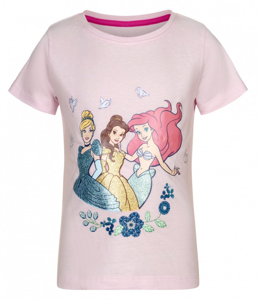 Disney Hercegnők gyerek rövid póló, felső 110/116 cm