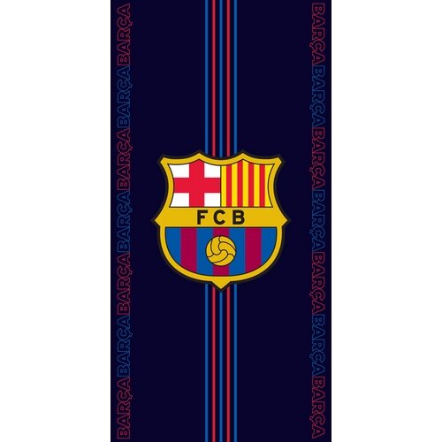 FC Barcelona Racing focitörölköző, 70 x 140 cm