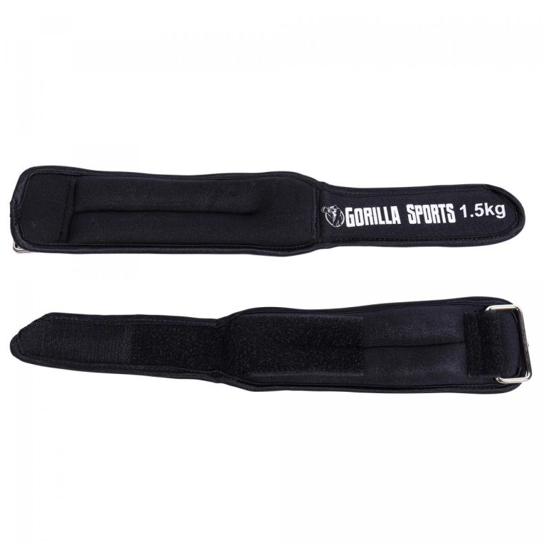Gorilla Sports Bokasúly fekete 2 x 1,5 kg
