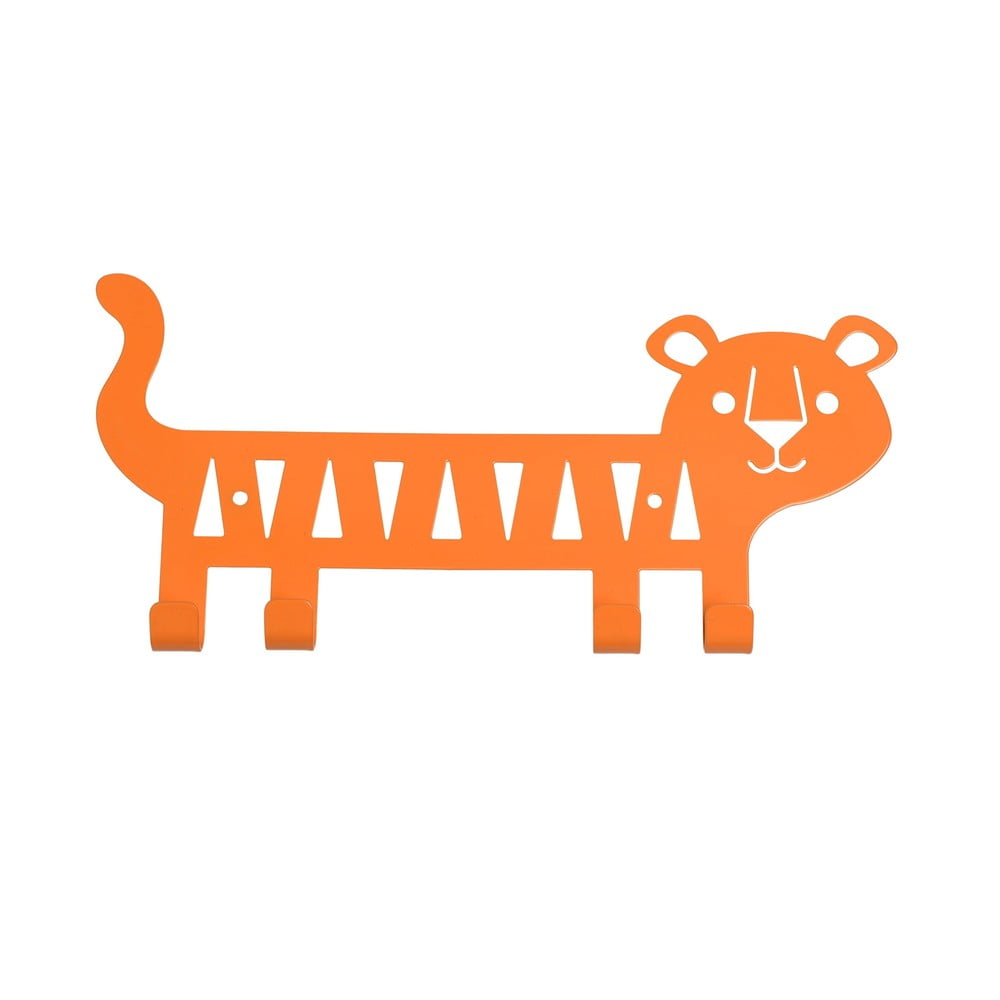 Narancssárga fém fali gyerek fogas Tiger – Rex London