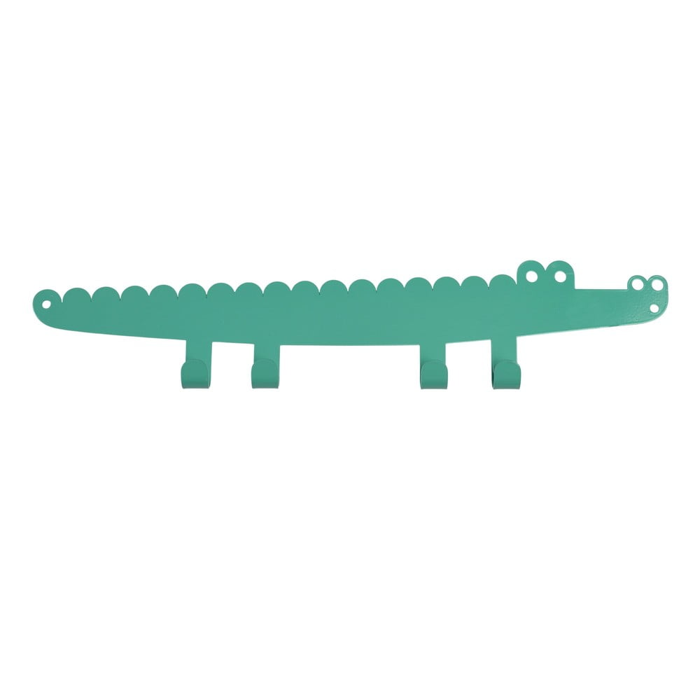 Zöld fém fali gyerek fogas Crocodile – Rex London
