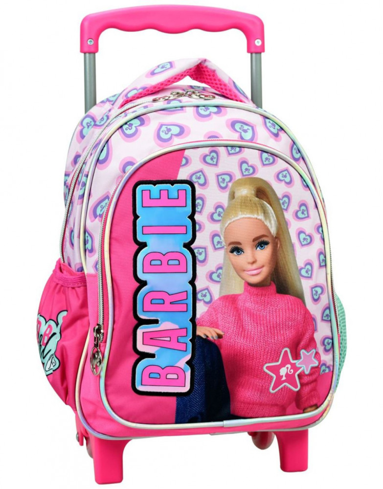 Barbie Love gurulós ovis hátizsák, táska 30 cm