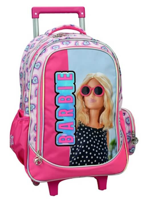 Barbie Summer gurulós iskolatáska, táska 46 cm