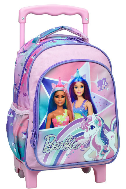 Barbie Unicorn gurulós ovis hátizsák, táska 30 cm