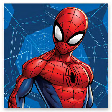 Pókember Web kéztörlő, arctörlő, törölköző 30x30cm