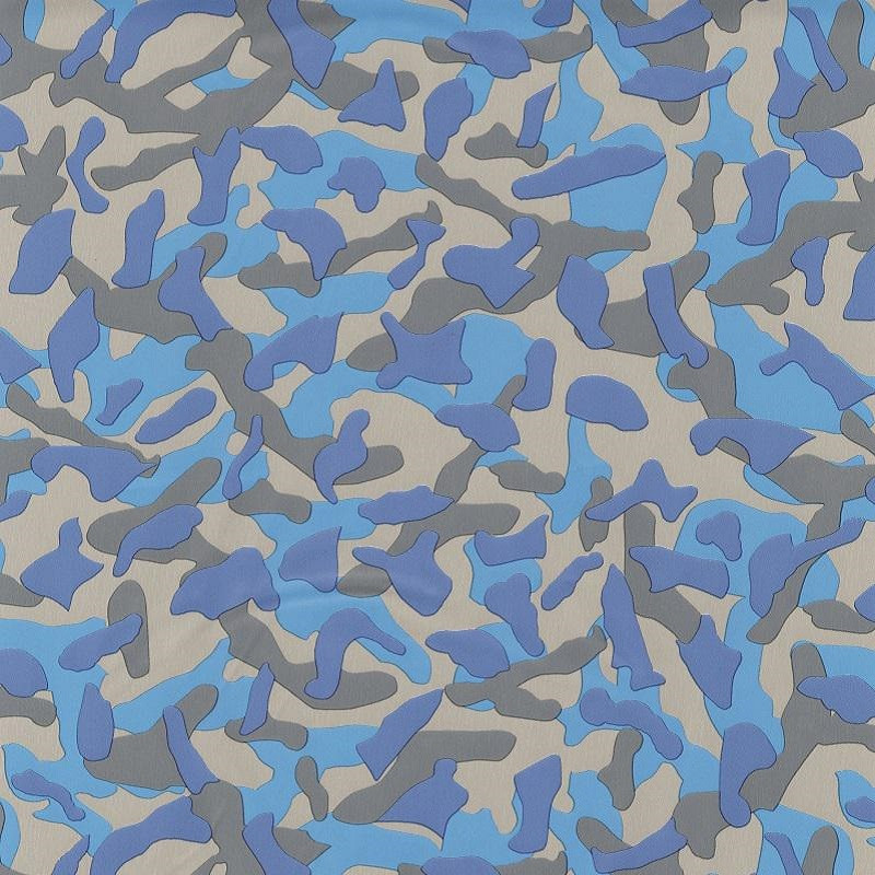 Kék terepmintás öntapadós tapéta