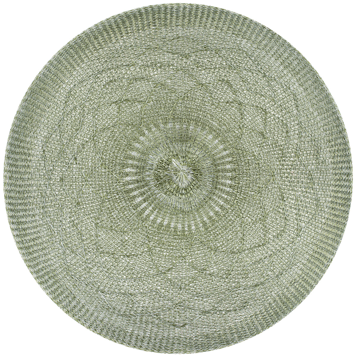 Mandala zöld, 38 cm-es tányéralátét
