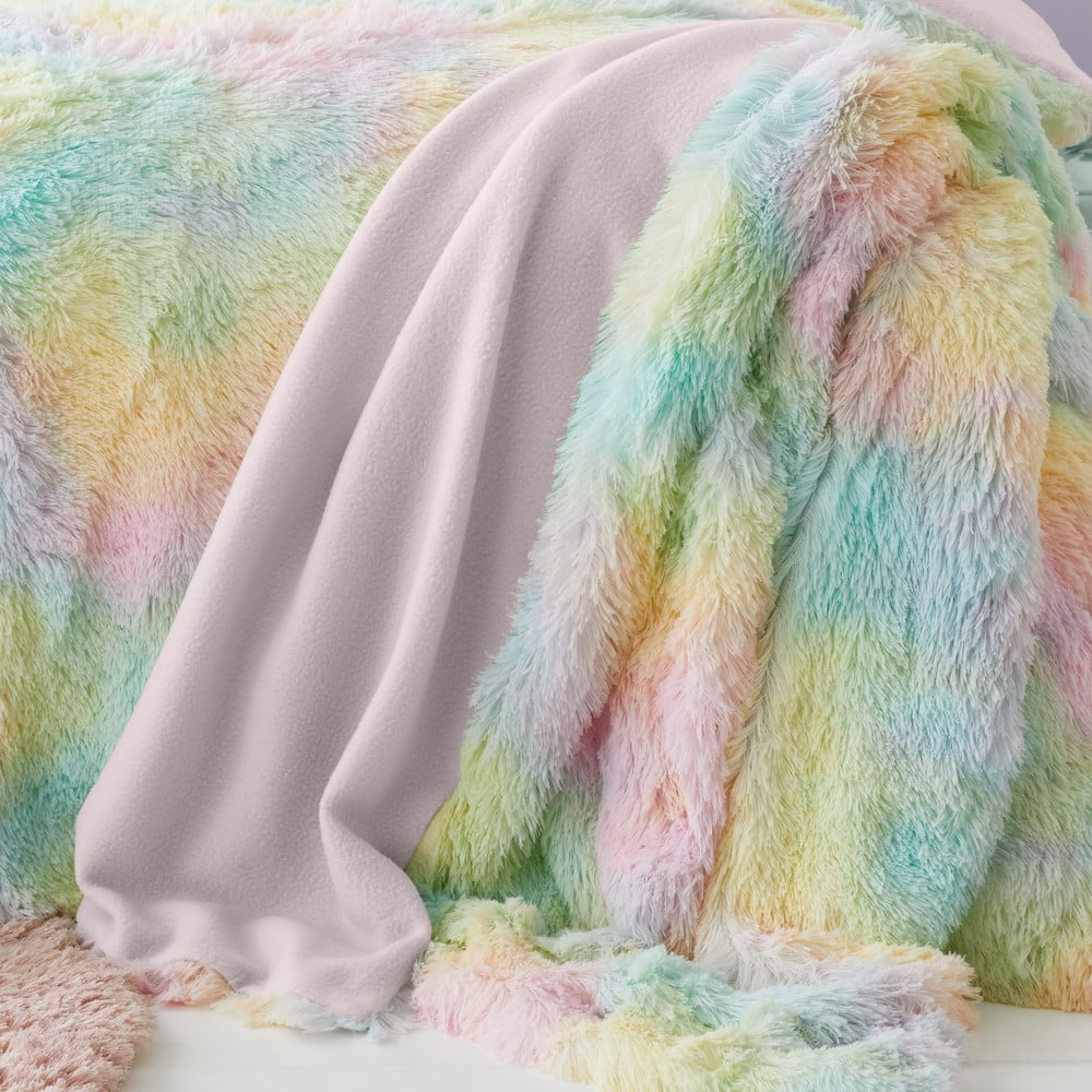 Mikroplüss gyerek takaró 130x170 cm Rainbow Cuddly – Catherine Lansfield