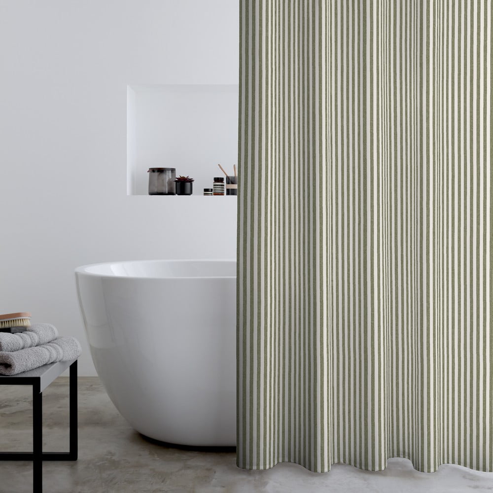 Zuhanyfüggöny 180x180 cm Stripe – Catherine Lansfield