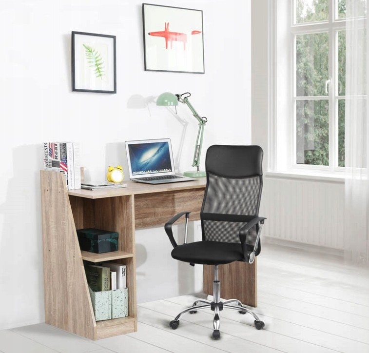 Stílusos fekete irodai szék