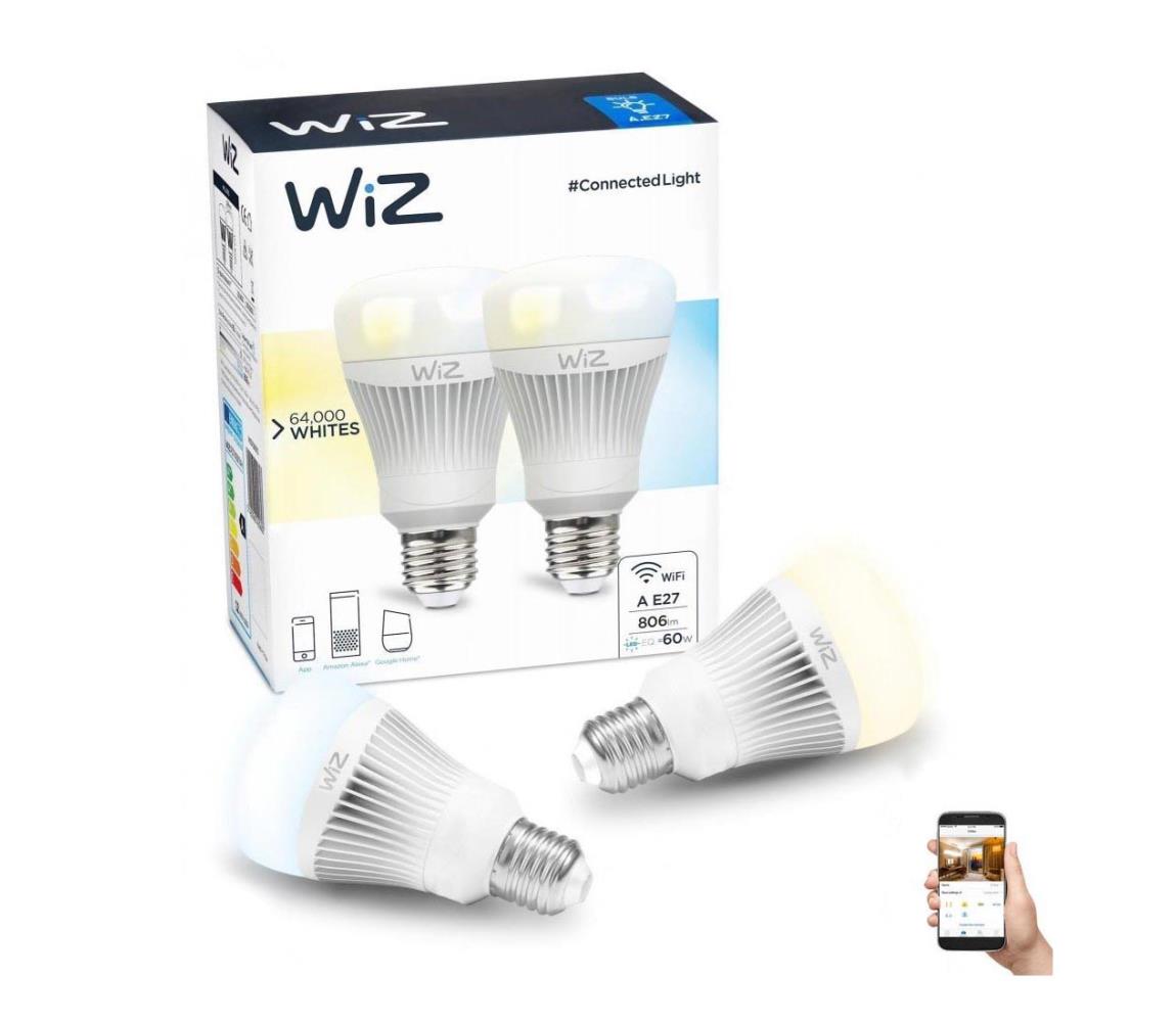 WiZ KÉSZLET 2x LED Dimmelhető izzó E27/11,5W/230V 2700