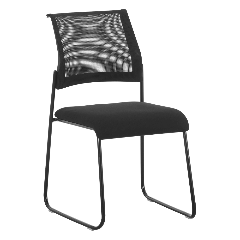 Rakásolható szék, fekete, BARIS