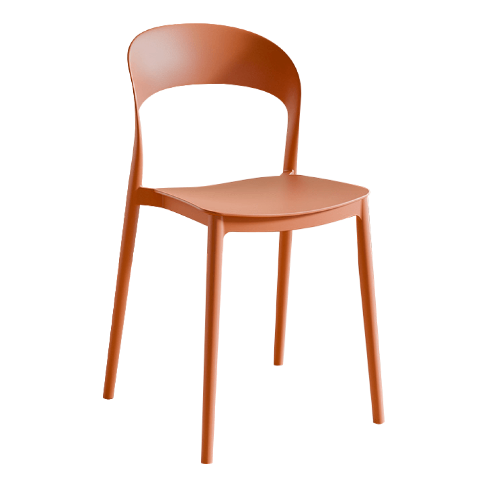 Rakásolható szék, narancssárga, RADANA