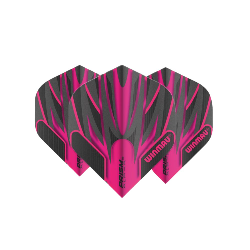 Dart szárny Winmau Prism Alpha  rózsaszín-fekete