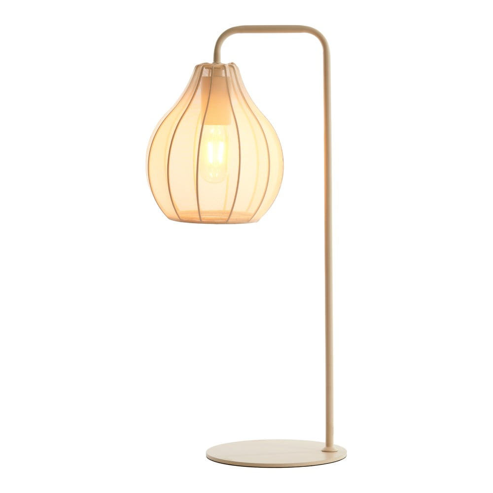 Bézs asztali lámpa textil búrával (magasság 60,5 cm) Elati – Light & Living