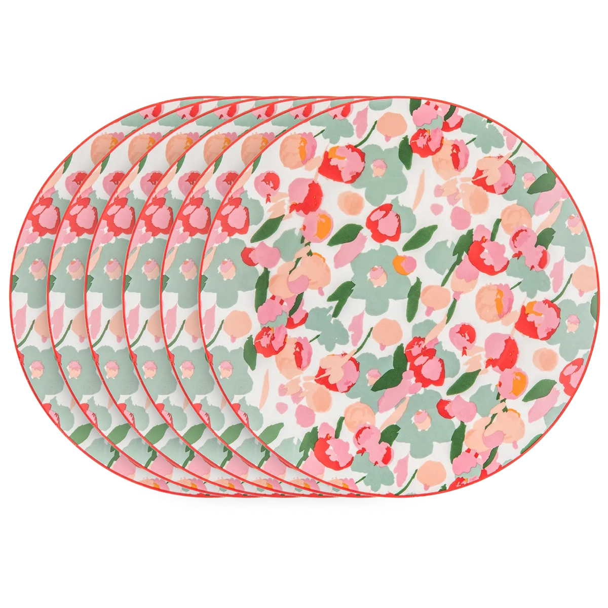 Altom Grace porcelán desszert tányér 20,5 cm, 6 darabos készlet