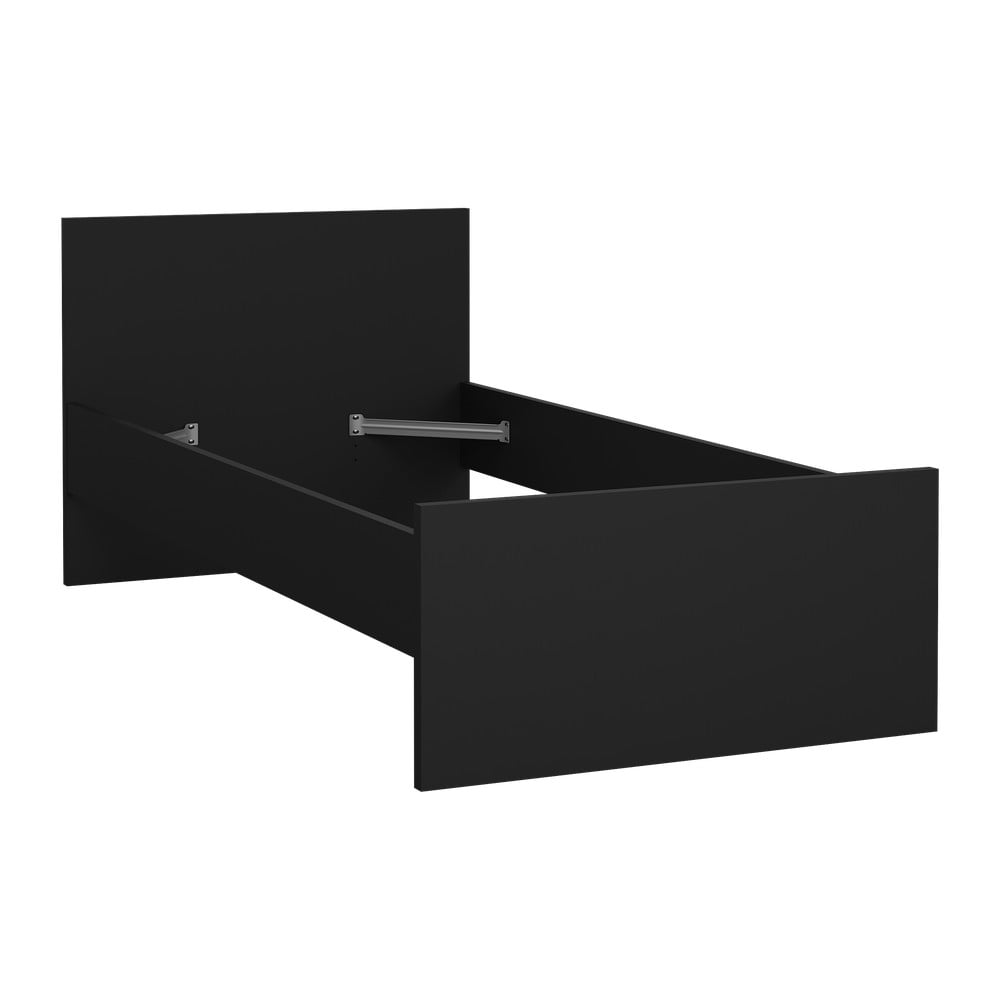 Fekete egyszemélyes ágy 90x190 cm Naia – Tvilum
