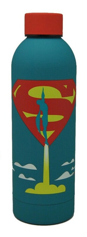 Superman Launch puha tapintású kulacs, sportpalack 700 ml